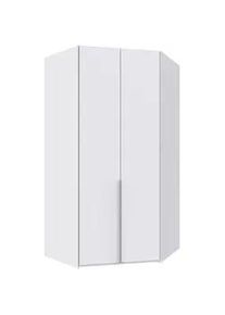 Mid.you Eckkleiderschrank , Weiß , Metall , 9 Fächer , 120x236x120 cm , BQ - Bündnis für Qualität, Made in Germany, DIN EN ISO 9001 , umfangreiches Zubehör erhältlich, in verschiedenen Größen erhältlich, in verschiedenen Holzdekoren erhältlich , Schlafzimmer, Kleiderschränke, Eckschränke