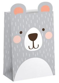 8 bolsas de regalo de oso 17cm
