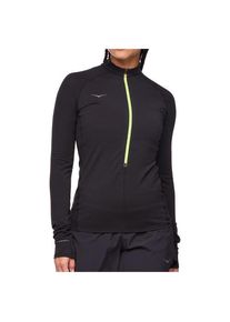 Hoka One One HOKA Women's BaseZip Long Sleeve Running shirt Women (L, grey/black)