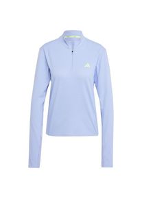 Adidas Women's Adizero 1/4 Zip Running shirt Women (XL, purple/blue)