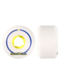 skatedeluxe Retro Conical Wielen white yellow