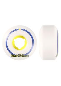 skatedeluxe Retro Wielen white yellow