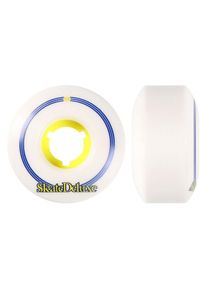skatedeluxe Retro Wielen white yellow