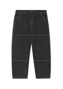 Butter Goods Work Double Knee Broeken washed black Heren W32