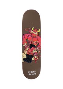 Toy Machine Leabres Living Toys 8.38" Skateboard Deck dark brown