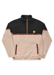 Iriedaily Monte Noe Troyer 1/2-Zip Sweatshirt khaki men L