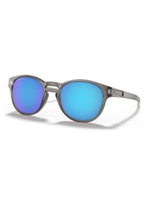 Oakley Latch Okulary Słoneczne matte grey ink prizm sapphire po