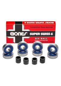 Bones Bearings Super Swiss 6 Bearings blue