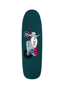 Tired Skateboards Moto Sports Shaped 9.25" Skateboard Deck dark green