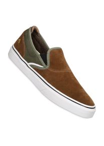 Emerica Wino G6 Slip-On Chaussure brown green hommes US 6.5