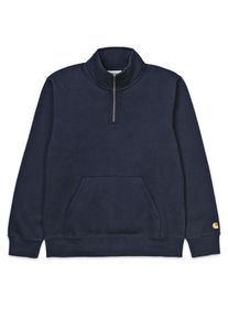 Carhartt Work In Progress Carhartt WIP Chase Neck Zip Sweater dark navy gold Heren M