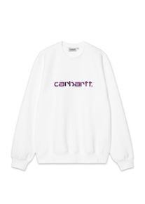 Carhartt Work In Progress Carhartt WIP Basic Sweater white huckleberry Heren XXL