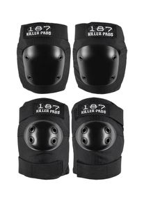 187 Killer Pads Combo Zestaw Ochraniacze black