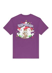 RIPNDIP Shroom House T-Shirt plum Heren M