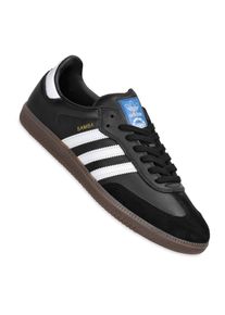 Adidas Skateboarding Samba Schoen core black white stripes gold Heren US 13