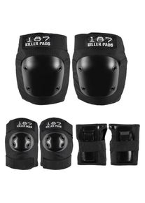 187 Killer Pads Adult Protection-Set black