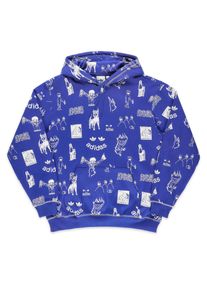 Adidas Dill Hoodie team royal blue white Heren M