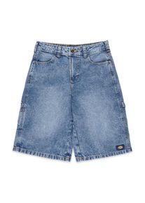 Dickies Carpenter Denim Jort Shorts rinsed fade Dames W28