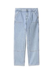 Carhartt Work In Progress Carhartt WIP Double Knee Pantalones blue heavy stone bleached Hombre W28 L32