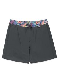 Patagonia Hydropeak Volley 16" Boardshorts peak protector badge ink black Heren XL