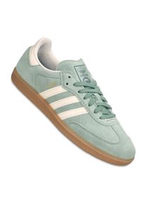Adidas Skateboarding Samba ADV Schoen green white gold Heren US 13