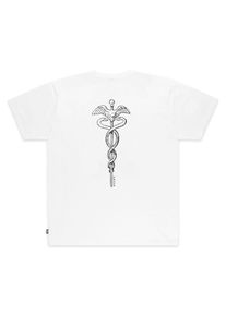 Antix Caduceus Organic T-Shirt white Heren XXXL