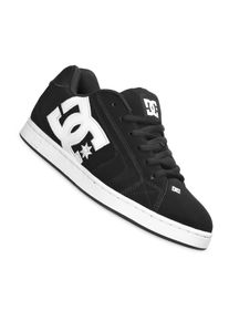 DC Net Shoes black black white men US 7.5