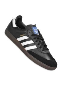 Adidas Skateboarding Samba ADV Schoen core black white gum gold Heren US 10.5
