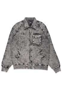 Blue Flowers Leary Acid Wash Veste acid wash hommes XL