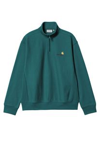Carhartt Work In Progress Carhartt WIP America Script Half Zip Sweater malachite Heren XL