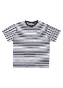 skatedeluxe Retro Striped Organic T-Shirt grey men S
