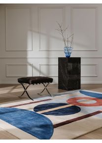Tapis poil ras Totem Multicouleur 200x300 cm - Tapis poil court design moderne pour salon