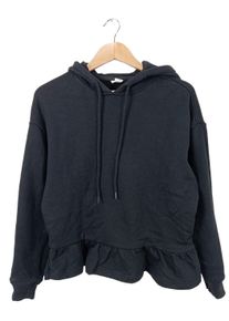 Urban Classics Hooded Sweatshirt Women, Size 40, black, cotton