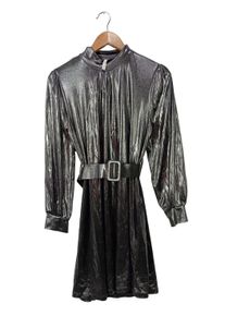 Lumina Evening Dress Women, Size 38, silver-colored