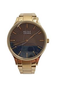Nicole Vienna Watch With Metal Strap Women, One Size, gold-colored