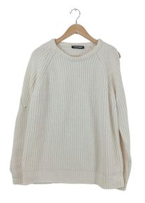 Fashion Union Crochet Sweater Women, Size 42, white, polyacrylic