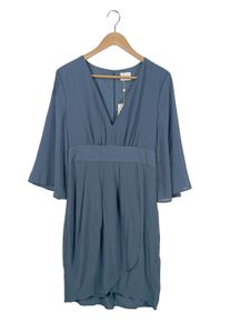 Vila Summer Dress Women, Size 38, blue, polyester