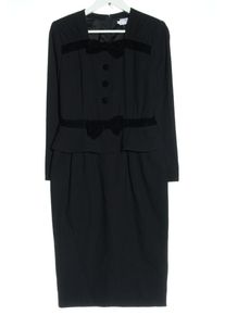 Valentino Miss V Ladies’ Suit Women, Size 38, black, wool