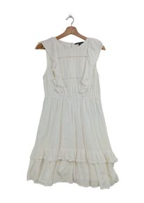 Véro Moda Vero Moda Summer Dress Women, Size 38, white, viscose