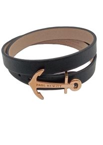 Paul Hewitt Leather Bracelet Women, One Size, black