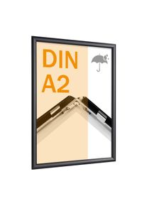 Kliklijsten A2 weerbestendig zwart, aluminium