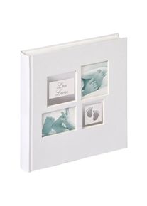 WALTHER DESIGN Baby Fotoalbum Little Foot med 60 sidor för limning, 29x31 cm 28x30,5 cm grå