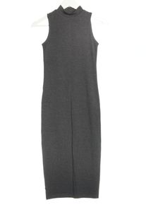 Urban Classics Abito longuette Donna, Taglia 34, grigio chiaro