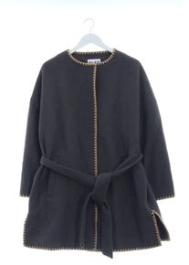 NA-KD Cappotto taglie forti Donna, Taglia 36, grigio scuro
