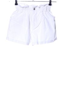 Mango casual Pantaloncino a vita alta Donna, Taglia 36, bianco, Cotone