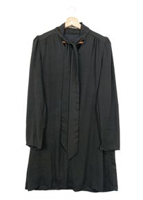 Fashion Union Abito a tunica Donna, Taglia 38, nero, Poliestere