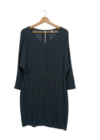 Pepe Jeans Abito a maniche lunghe Donna, Taglia 40, nero, Poliestere