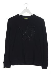 Versace Jeans Felpa Donna, Taglia 34, nero, Cotone
