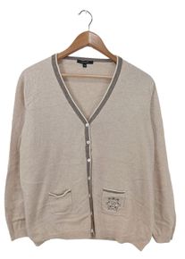 Cassis Cardigan Donna, Taglia 48, crema
