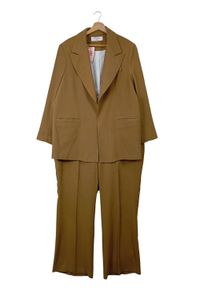 Violeta by Mango Tailleur pantalone Donna, Taglia 54, marrone
